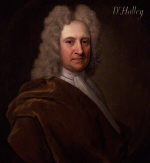 Edmond Halley's portrait