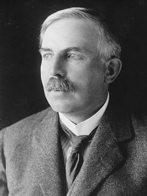 New Zealand chemist and Nobel Prize laureate Ernest Rutherford (1871-1937)